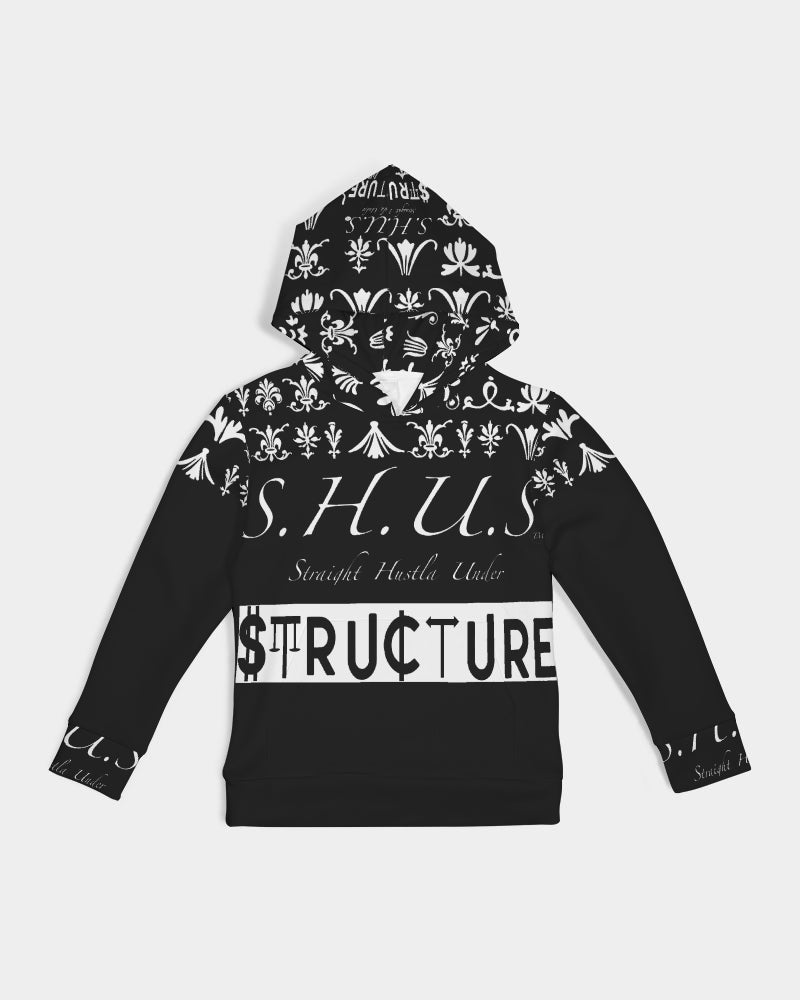 SHUS Brand Upscale Black Luxury Kids Hoodie