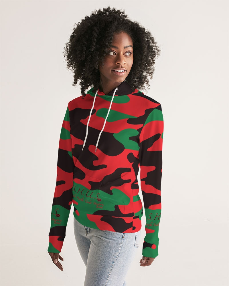 SHUS Brand RBG Camo Luxury Women's Hoodie