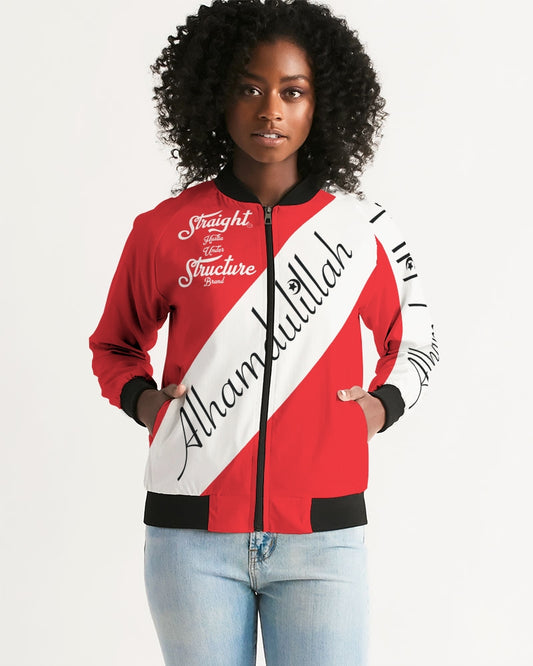 SHUS Brand Inshallah Luxury Women's Bomber Jacket