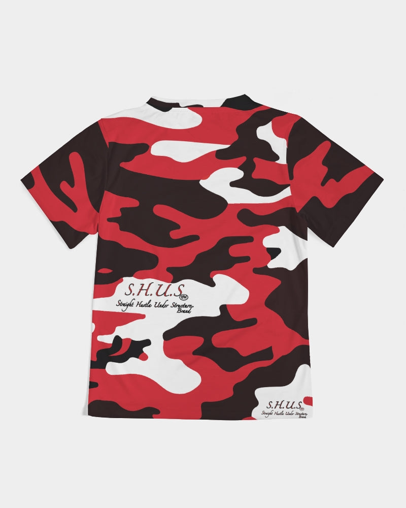 Red Camo Luxury Kids Tee