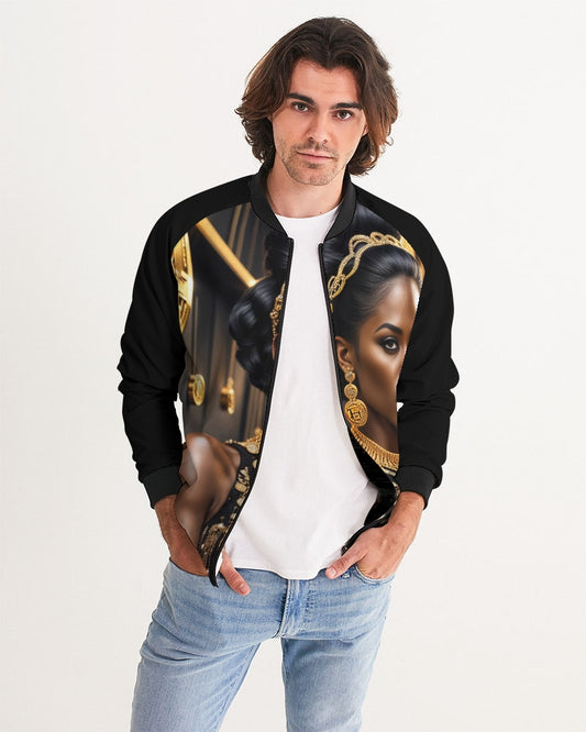 The Bitcoin Gal Men's All-Over Print Bomber Jacket