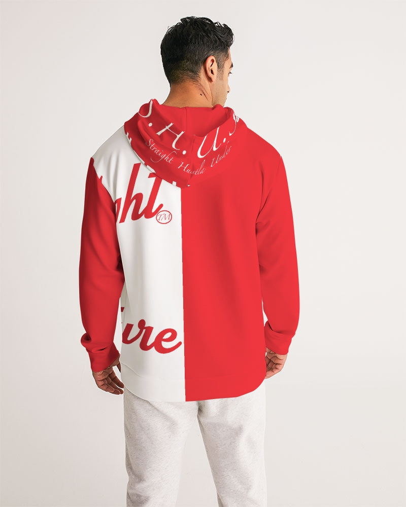 SHUS Brand Red logo luxury Men's Hoodie