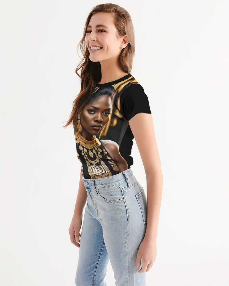 The Bitcoin Gal Women's All-Over Print Tee