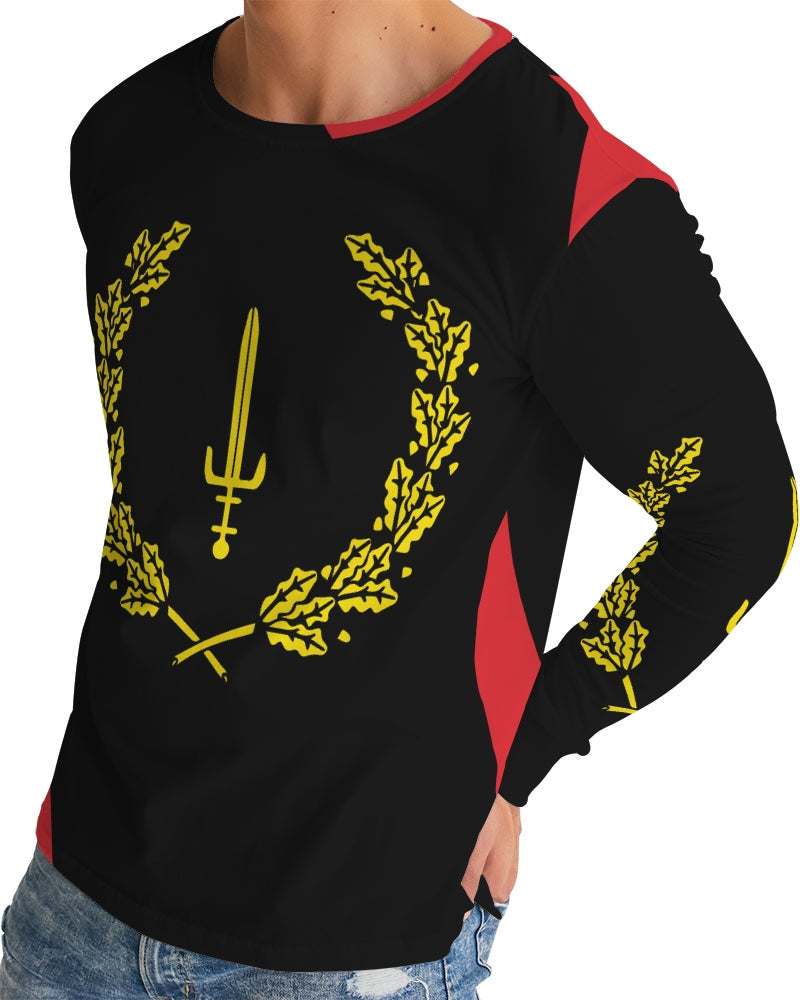 The Black American Heritage flag Luxury Men's Long Sleeve Tee