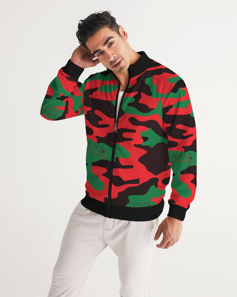 SHUS Brand RBG Camo Luxury Men's Track Jacket