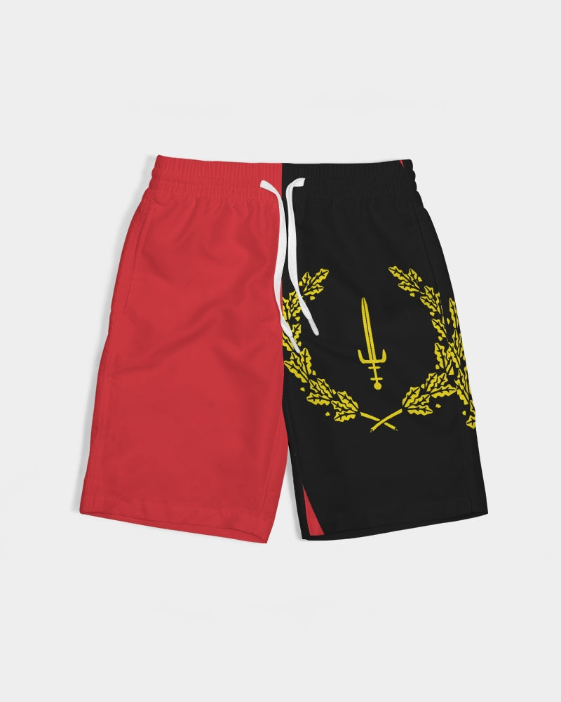 The Black American Heritage flag Luxury Boys Swim Trunk