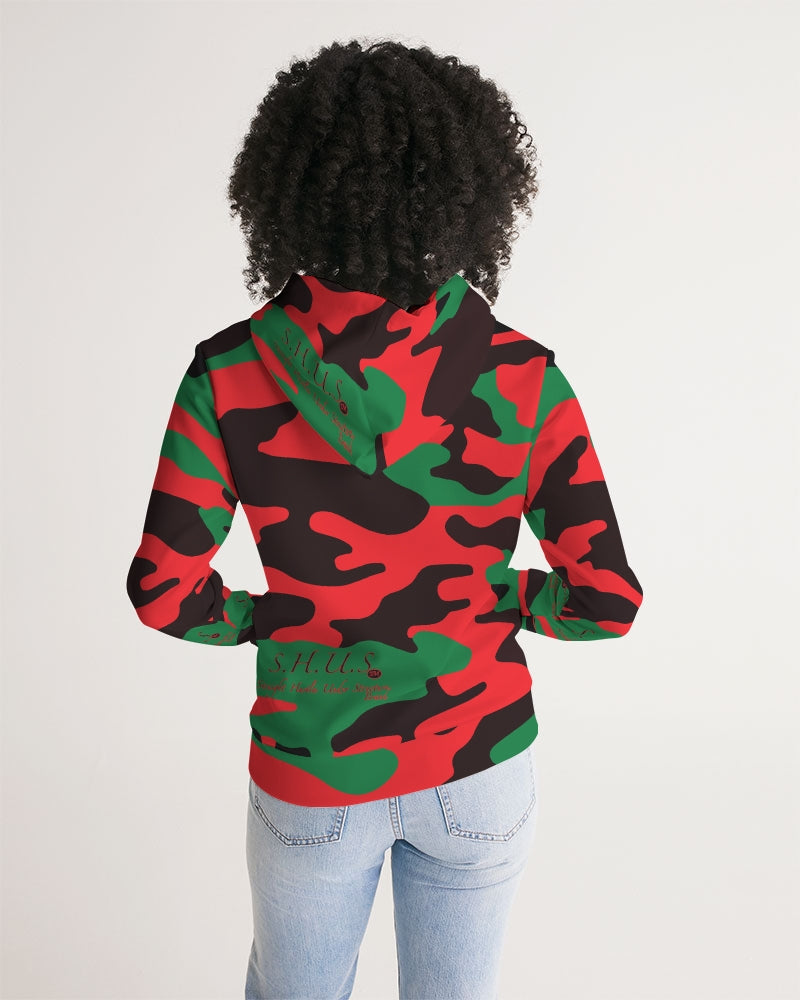 SHUS Brand RBG Camo Luxury Women's Hoodie