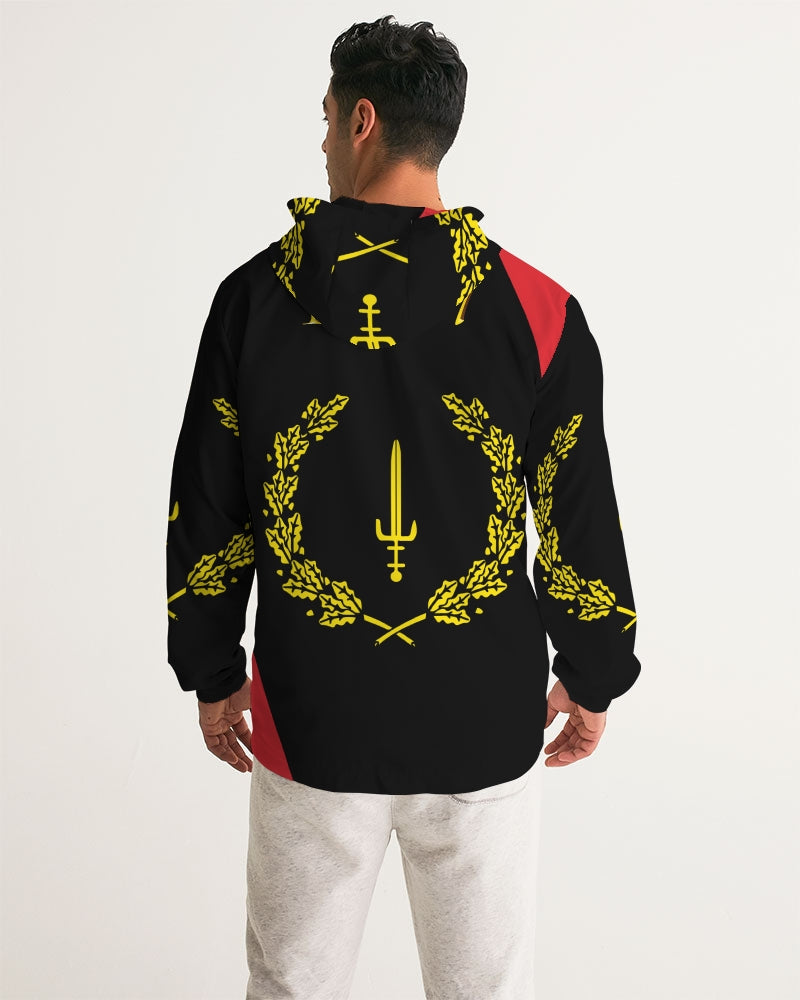 The Black American Heritage flag Luxury Men's Windbreaker