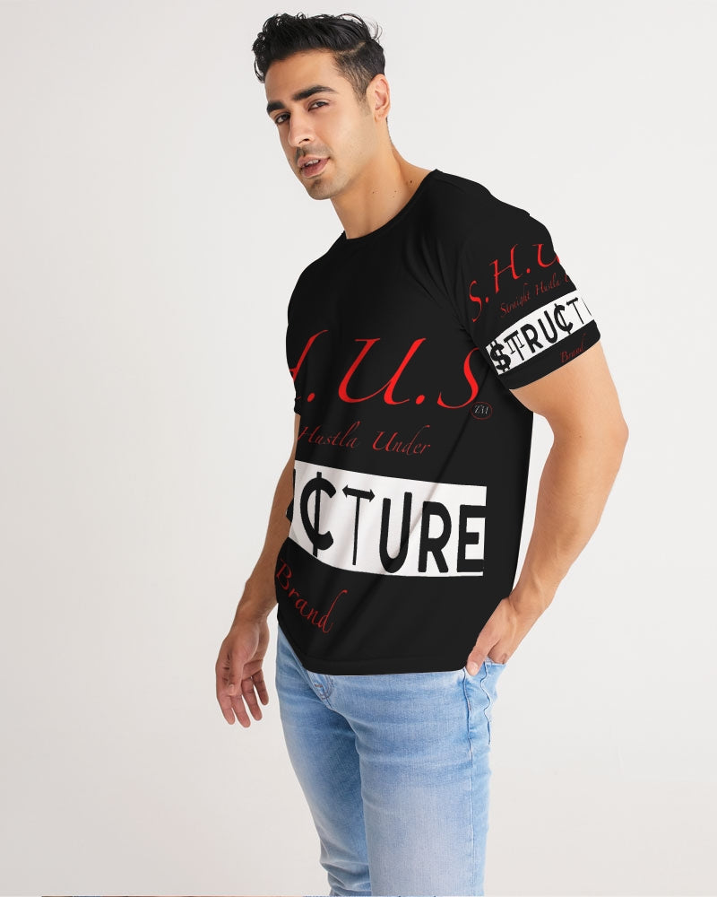 SHUS Brand Inshallah Black Luxury Men's Tee