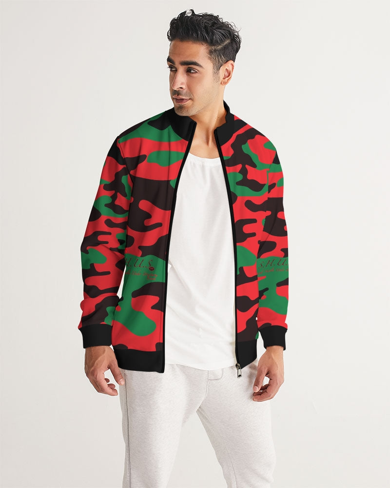 SHUS Brand RBG Camo Luxury Men's Track Jacket