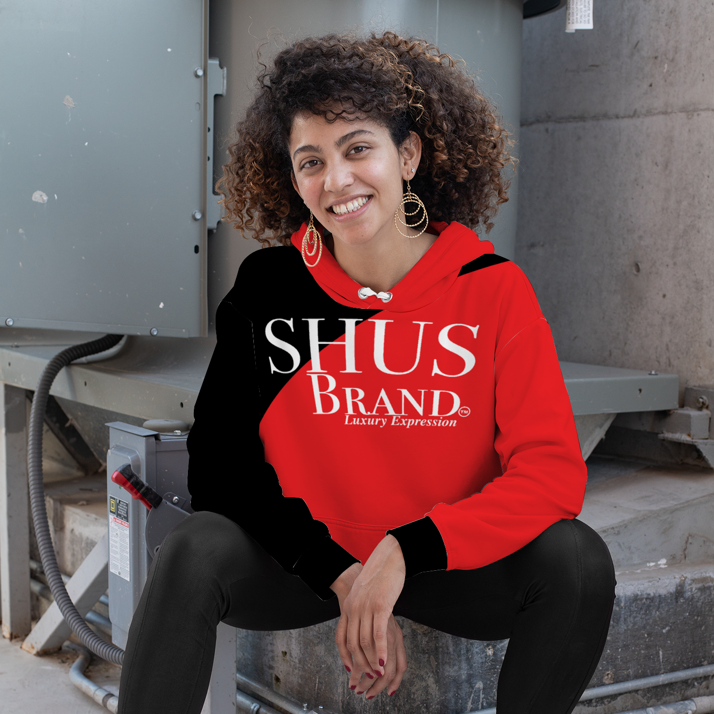 SHUS Brand luxury Unisex Spun velvet Plush Hoodies