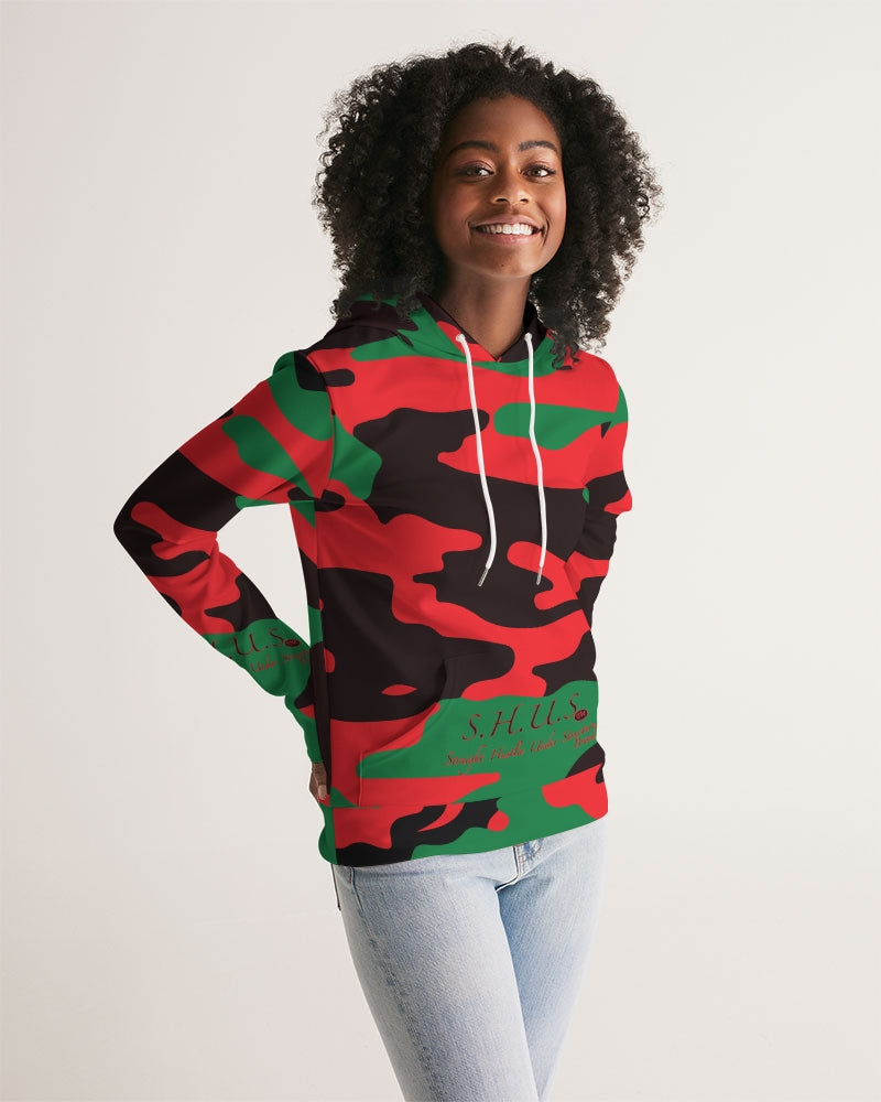 SHUS Brand RBG Camo Luxury Women's Hoodie