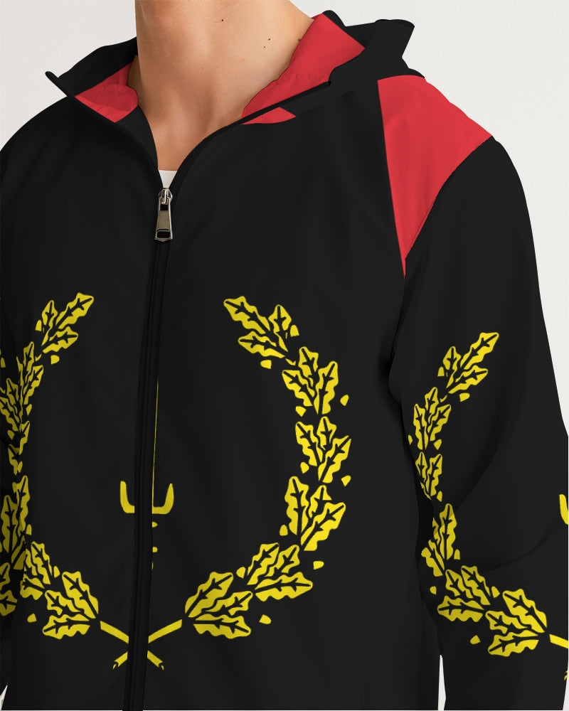 The Black American Heritage flag Luxury Men's Windbreaker