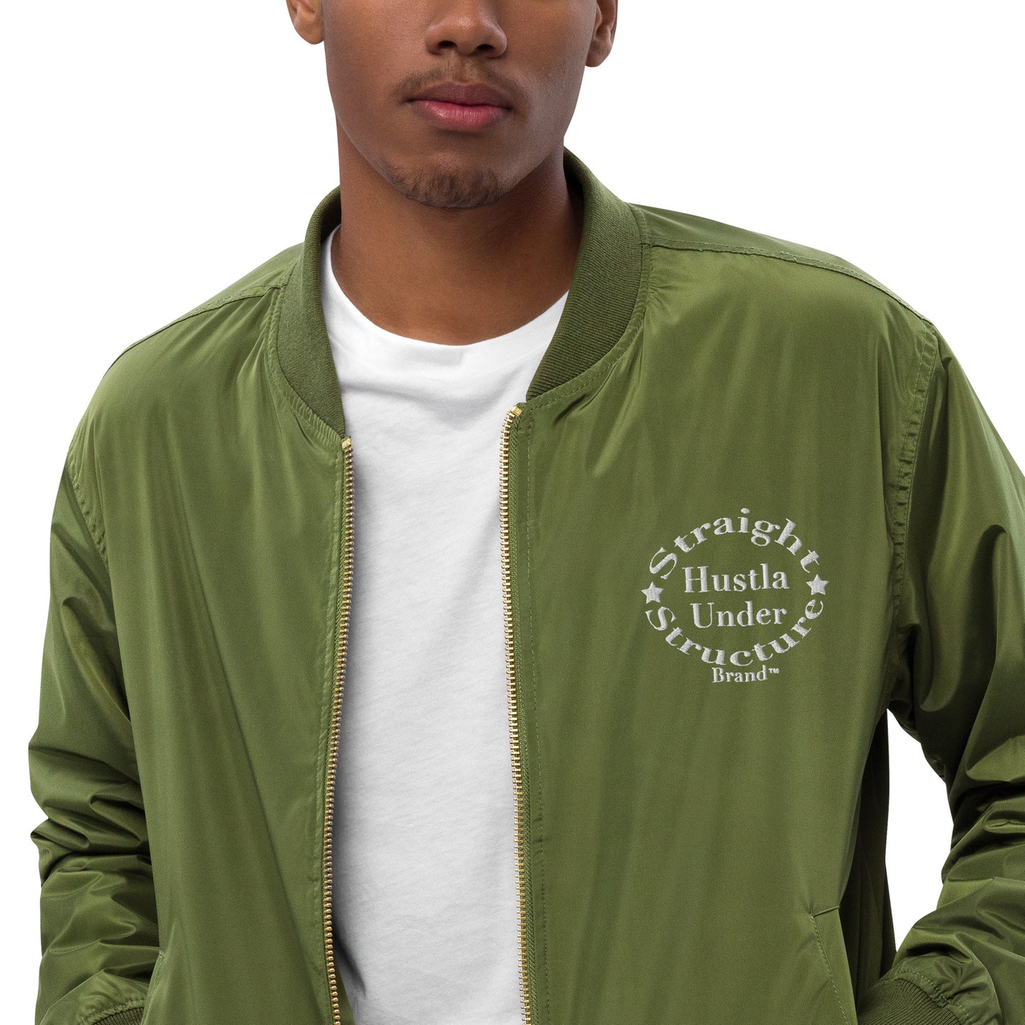 SHUS Brand Luxury  Utility pocket Bomber jacket