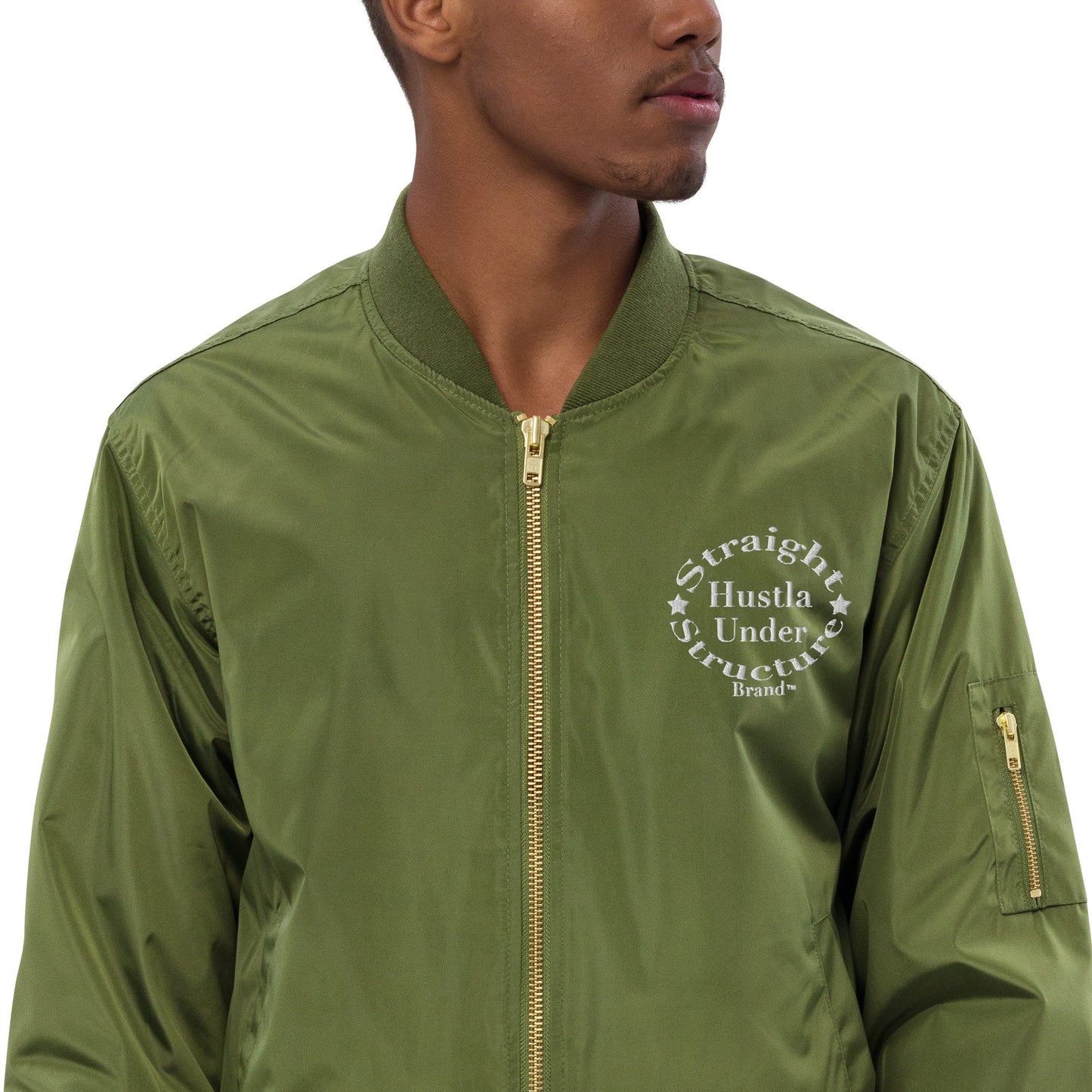 SHUS Brand Luxury  Utility pocket Bomber jacket