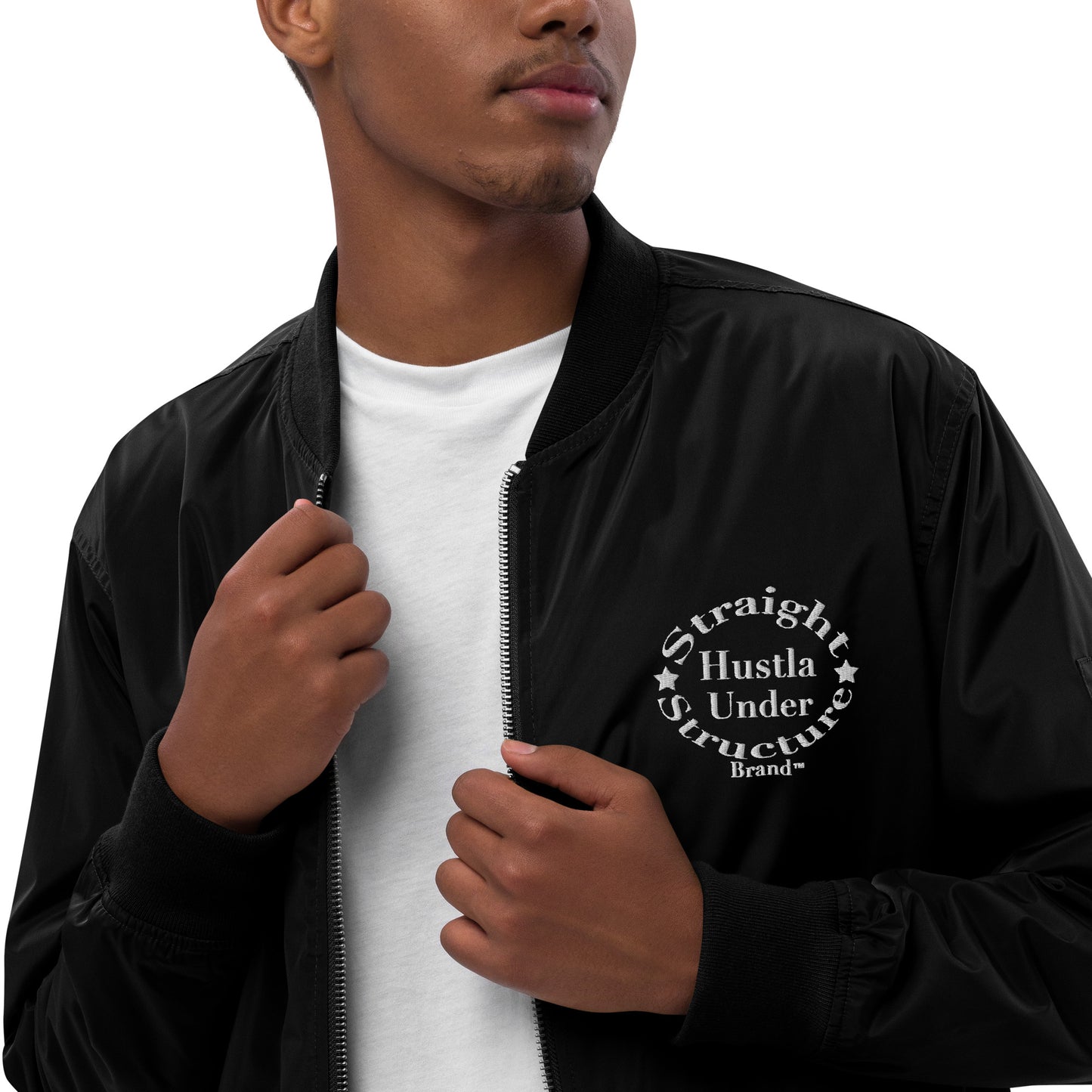 SHUS Brand Luxury Utility pocket Bomber jacket