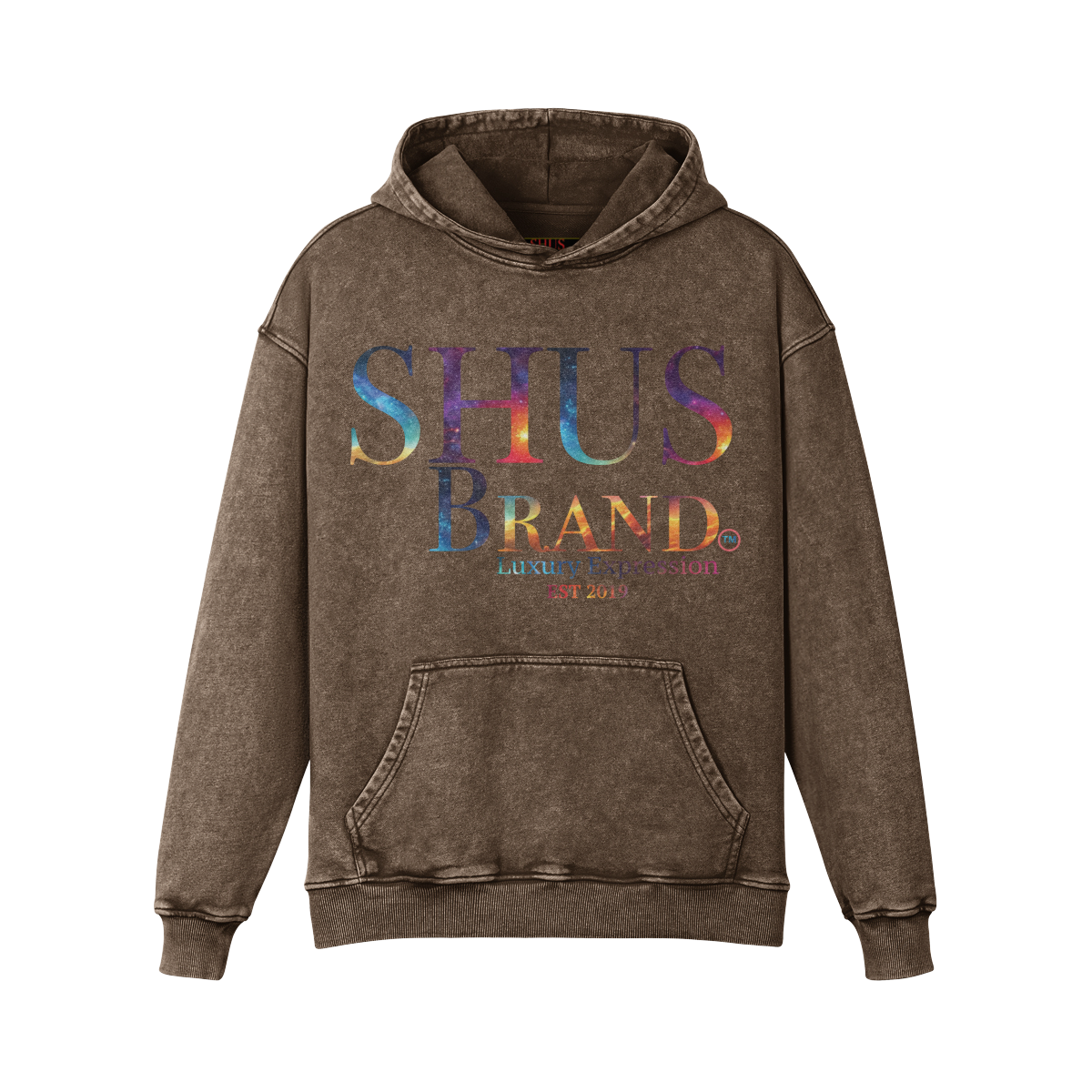 SHUS Brand Luxury washed vintage style Hoodie