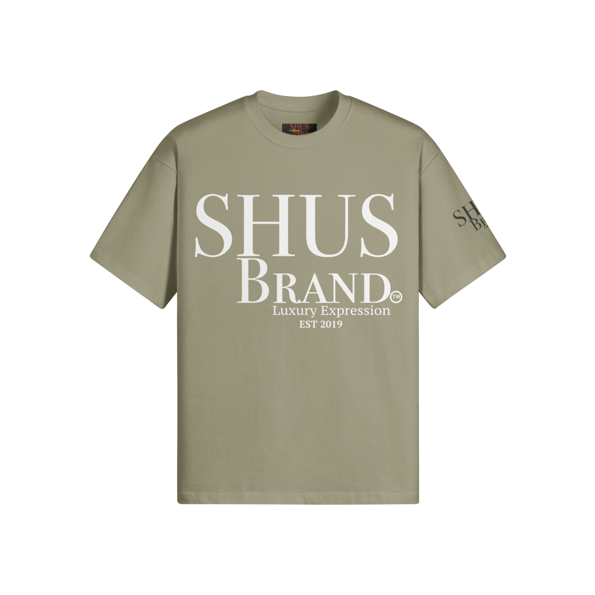 SHUS Brand Luxury Expression Oversize T-Shirt