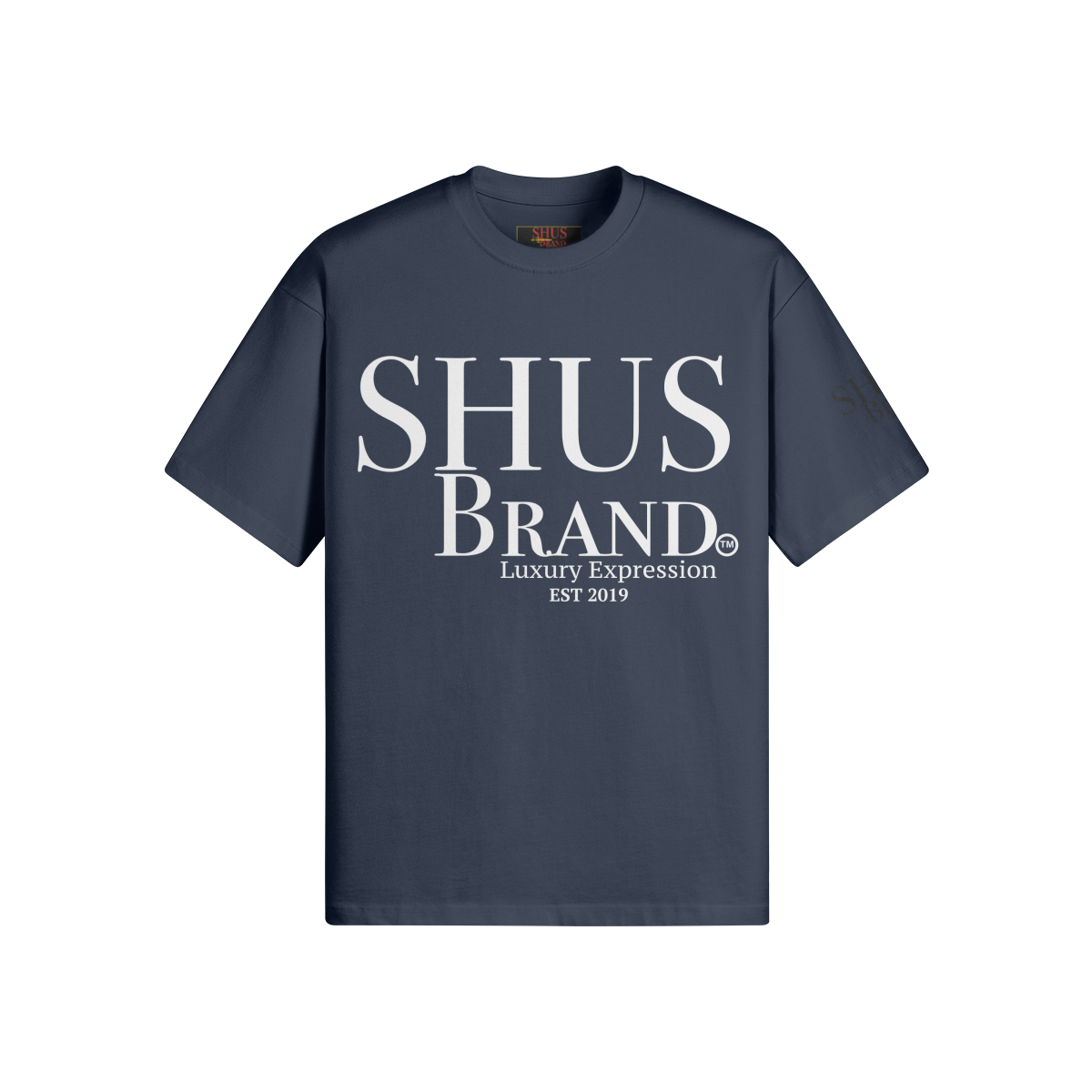 SHUS Brand Luxury Expression Oversize T-Shirt