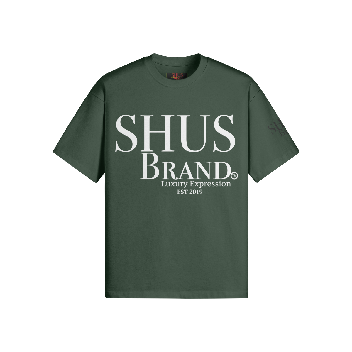 SHUS Brand Luxury Expression Oversize T-Shirt